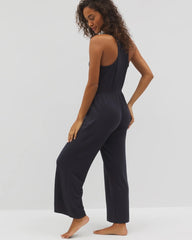 Soma / Lightweight Terry Crop Jumpsuit POLAR NIGHT