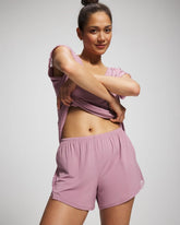 Soma / Lace Trim Pajama Short LILAC WINE