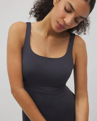 Soma / Lounge Square Neck Midi Dress POLAR NIGHT