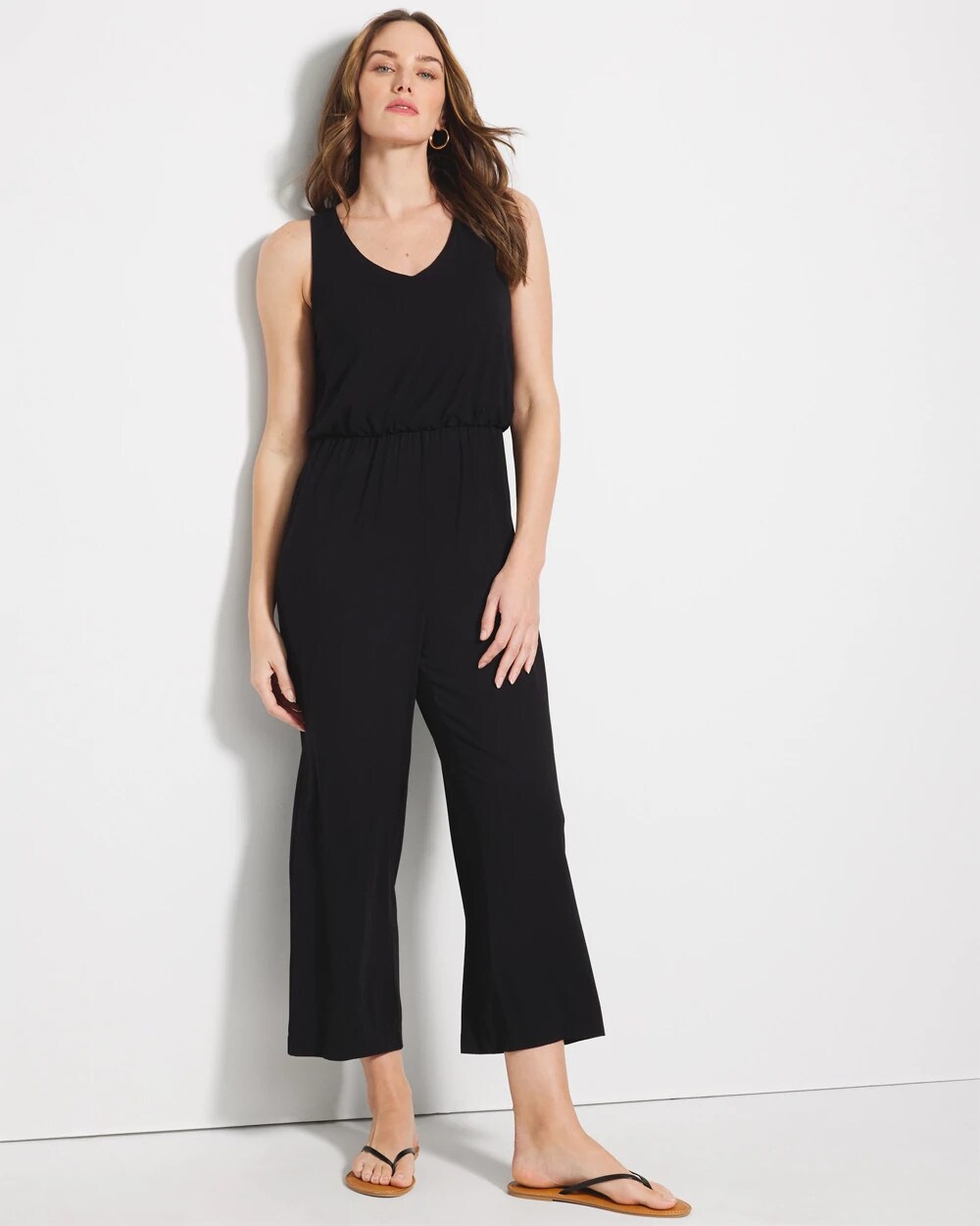 Soma / Soleil Ankle Jumpsuit BLACK