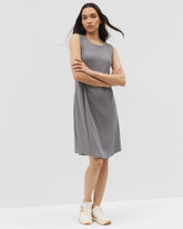 Soma / Rib Lounge Short Dress HEATHER CHARCOAL