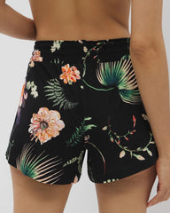 Soma / Pajama Shorts PARADISE PLUMES BLACK