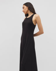 Soma / High-Neck Lounge Dress BLACK