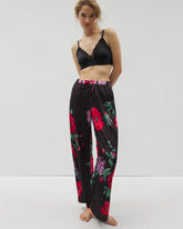 Soma / Printed Pajama Pants RHAPSODY FLORA G BLACK