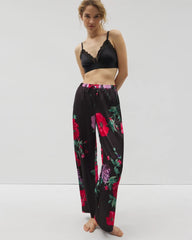 Soma / Printed Pajama Pants RHAPSODY FLORA G BLACK