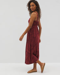 Soma / Cabana Midi Bra Dress PEACEFUL PALMS MID VELVET