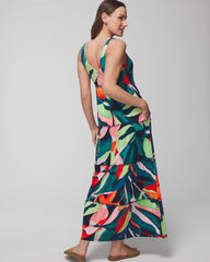 Soma / Tiered Maxi Bra Dress VACAY VIBES NIGHTFALL NVY