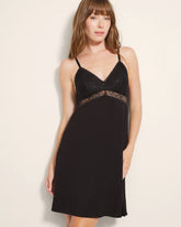 Soma / Soft Support Lace Chemise BLACK