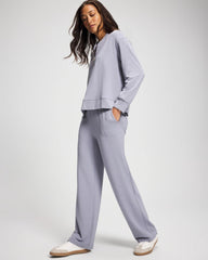 Soma / Ultrasoft Fleece Quarter Zip Sweatshirt PERFECT SKY