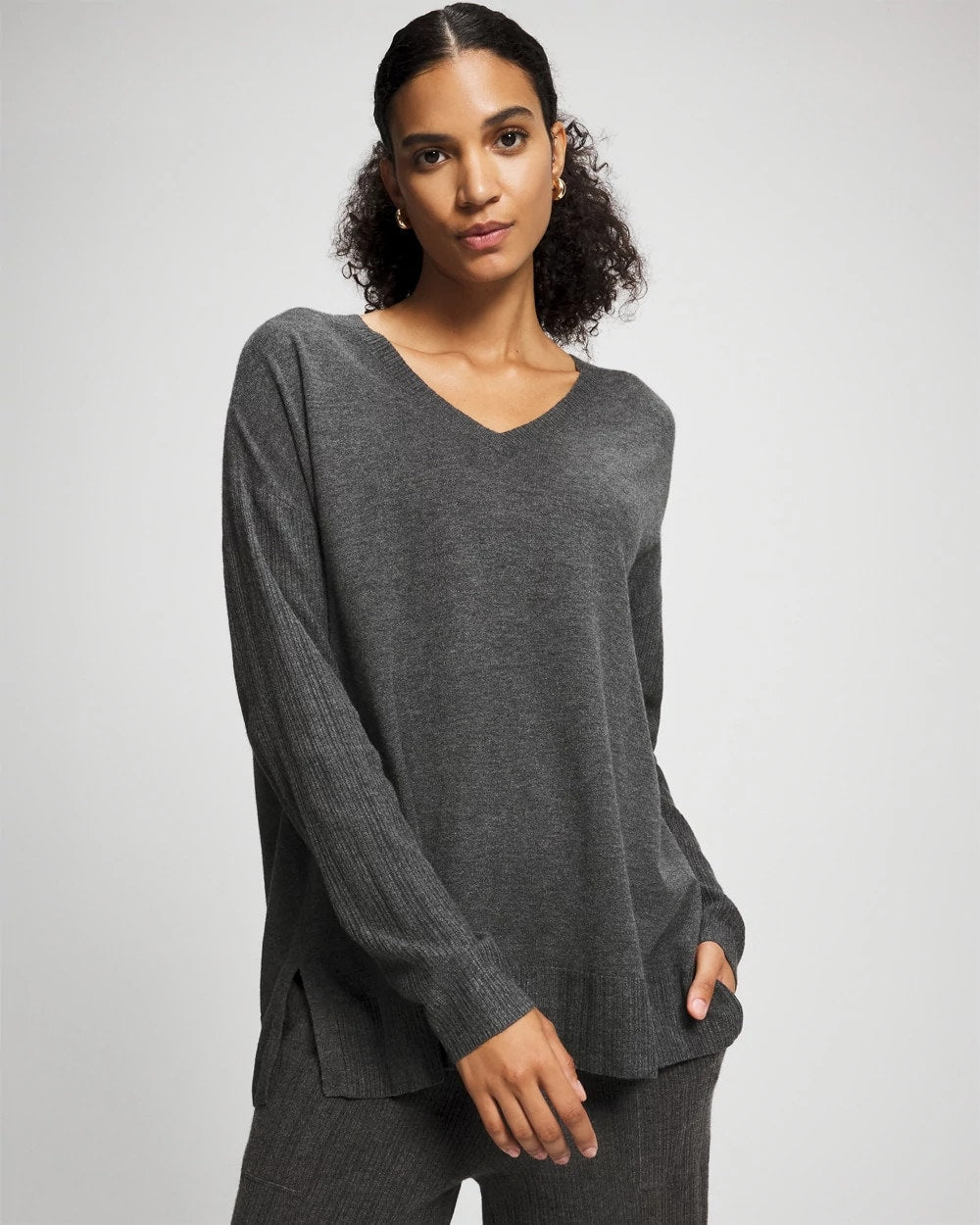 Soma / Premier Knit Sweater HEATHER QUARTZ