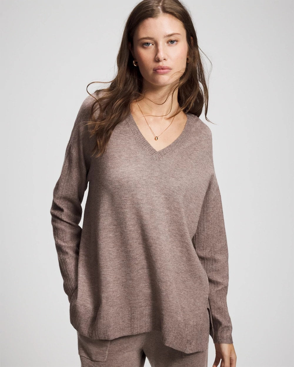 Soma / Premier Knit Sweater HEATHER FAWN