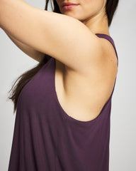 Soma / Soft Jersey Racerback Bra Tank PLUM PERFECT