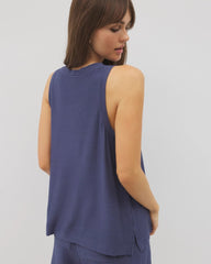 Soma / Crinkle Knit Tank Top LUNAR TIDE