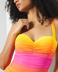 Soma / Beat The Heat Shirred One-Piece ROSA