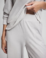 Soma / Velour Straight Leg Pants VAPOR GRAY
