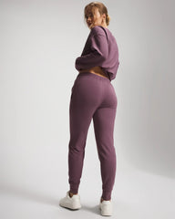Soma / Ultrasoft Fleece Joggers PURPLE FLINT