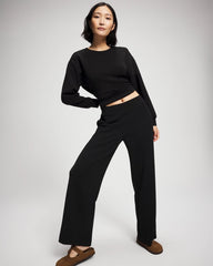 Soma / Modern Modal Straight Leg Pant BLACK