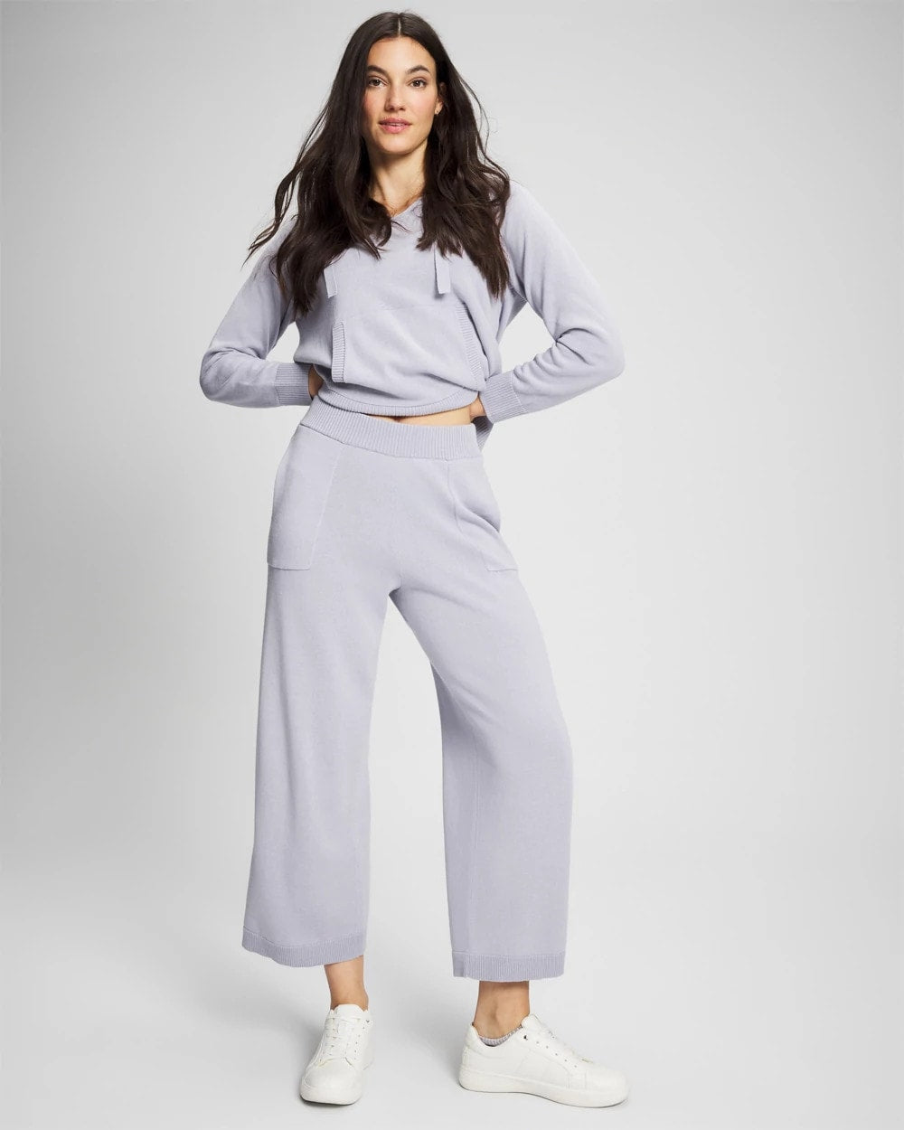 Soma / Cotton Sweater Crop Pant MOONSTONE