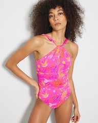 Soma / Desert Bloom High-Neck One-Piece DAHLIA MULTI