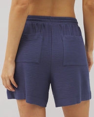 Soma / Crinkle Knit 5 Inch Short LUNAR TIDE