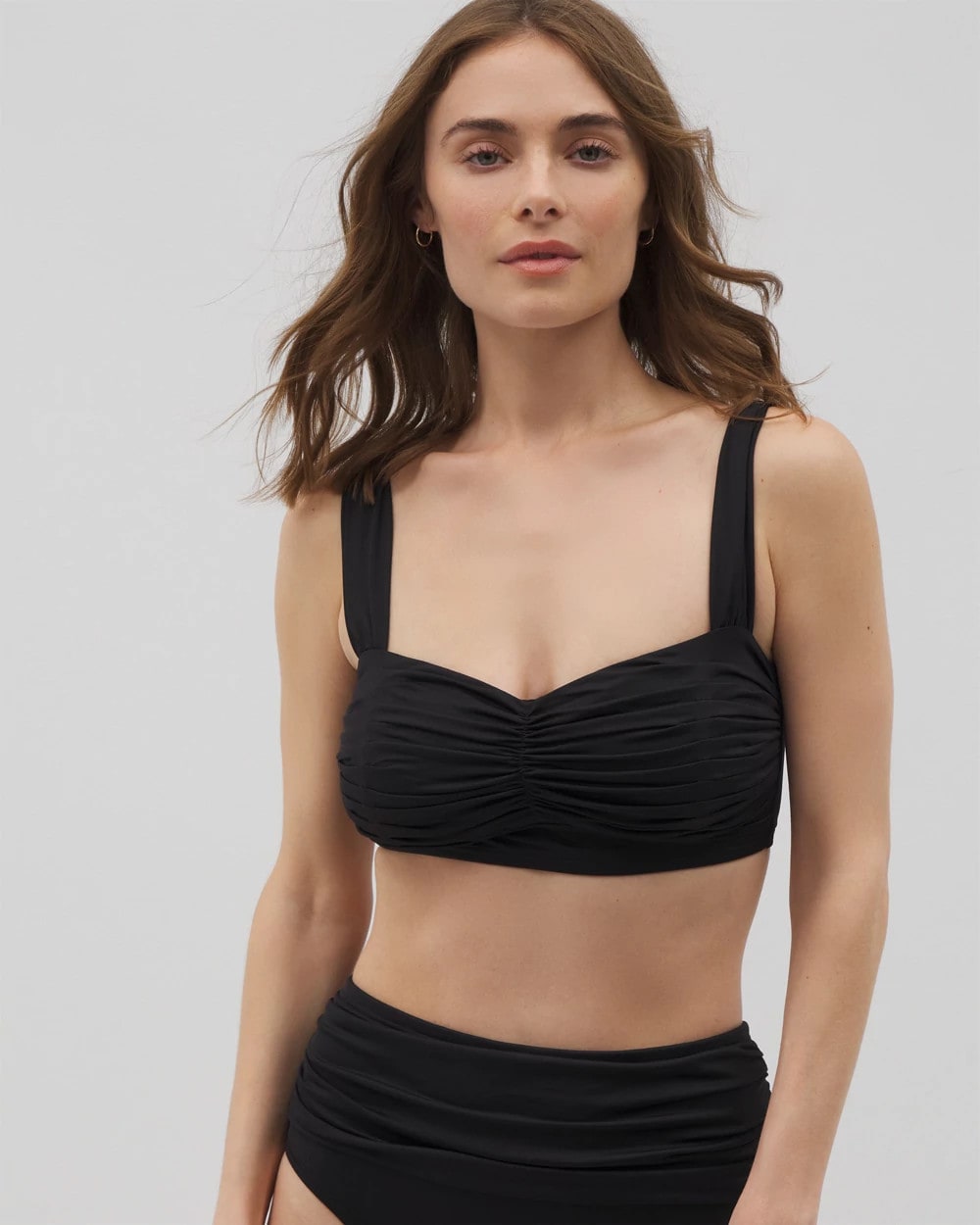 Soma / Soma Swim Ruched Bikini Top BLACK