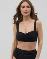 Soma / Soma Swim Ruched Bikini Top BLACK