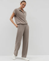 Soma / Wide Leg Pant SMOKED TRUFFLE