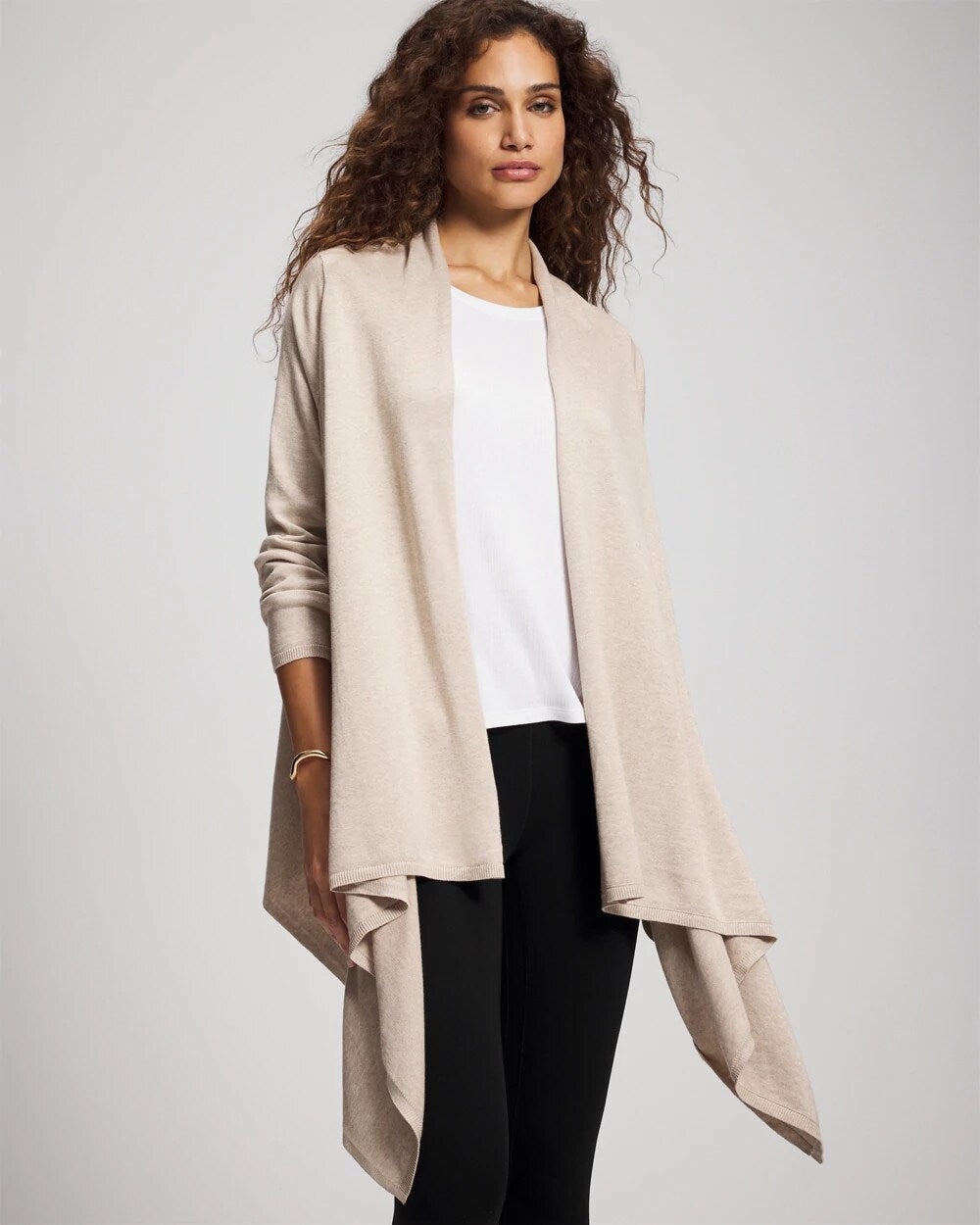 Soma / Sweater Travel Wrap HEATHER SHELL