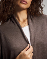 Soma / Sweater Travel Wrap HEATHER COCOA