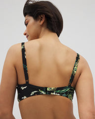 Soma / Twist Bikini Top TROPICAL TWIST BLACK
