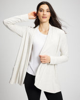 Soma / Ultrasoft Fleece Cardigan HEATHER DREAM
