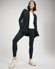 Soma / Ultrasoft Fleece Cardigan DEEPEST MARINE
