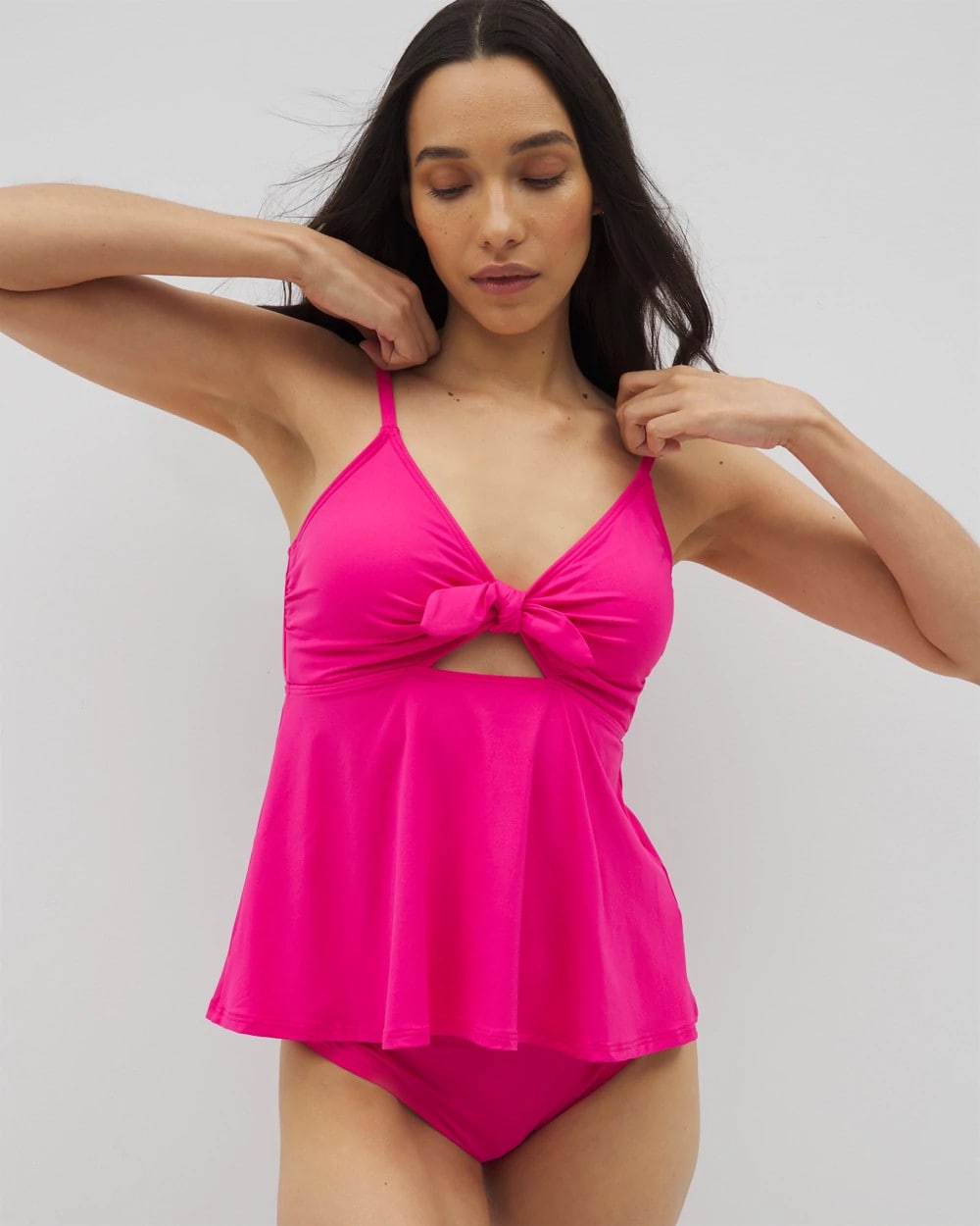Soma / Soma Swim Flyaway Tankini Top CAMELLIA ROSE