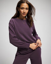Soma / Modern Modal Crewneck Sweatshirt PLUM PERFECT