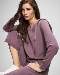 Soma / Cotton Sweater Hoodie PURPLE FLINT