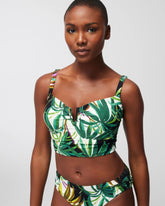 Soma / V-Wire Cropped Bikini Top BUNGALOW PALMS MINI IVORY