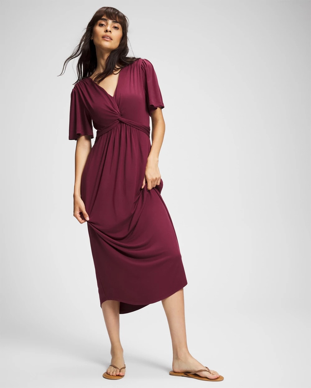 Soma / Pamilla Midi Bra Dress VELVET PLUM