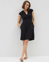 Soma / Twist Short Bra Dress BLACK