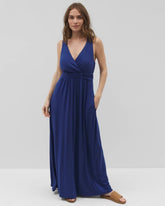 Soma / Isla Cross Back Maxi Bra Dress NAVY PEONY