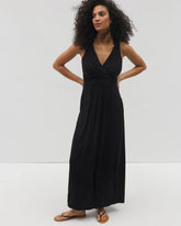 Soma / Isla Cross Back Maxi Bra Dress BLACK