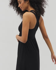 Soma / Isla Cross Back Maxi Bra Dress BLACK