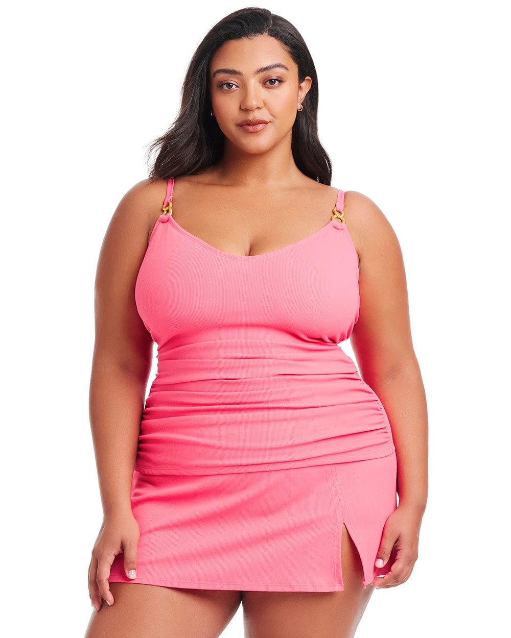 Soma / Pique Ole V-Neck Tankini BARDOT BLUSH