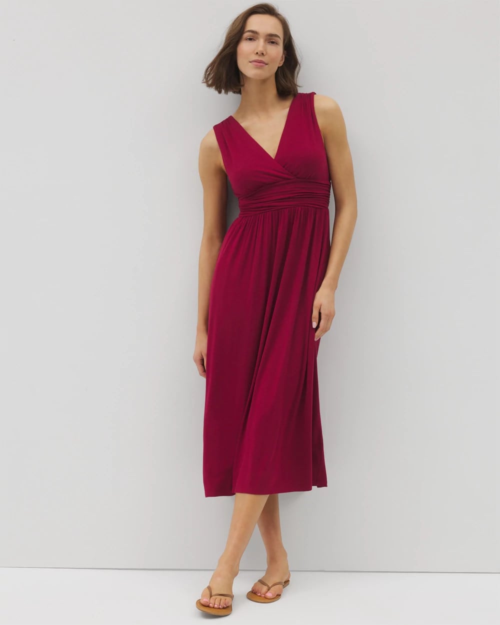 Soma / Goddess Midi Bra Dress RED BEAUTY