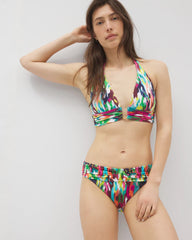 Soma / Keep It Moving U-Wire Halter Swim Top MULTI
