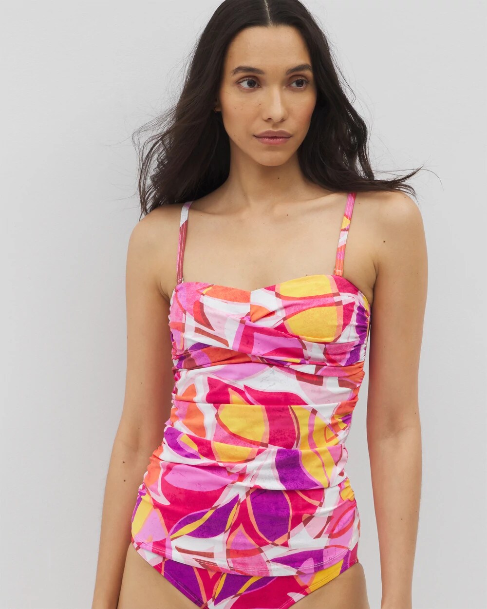 Soma / Beyond Control Riviera Maya Twisted Bust Tankini ORCHID