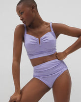Soma / Seersucker High-Waist Bottoms BLUE SEERSUCKER