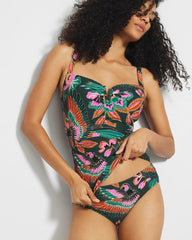 Soma / Ruched Side Bikini Bottom PARROT-ISE LUSH EMERALD