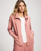 Soma / Essential Terry Jacket CINDER ROSE