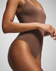 Soma / Light Seamless Bodysuit CINNAMON LATTE