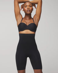 Soma / Mid-Level Shaping Seamless High-Waist Thigh Shaper BLACK